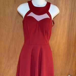 Burgundy Party/Event Dress